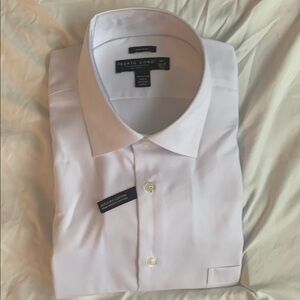Pronto Uomo White Dress Shirt Classic Cotton